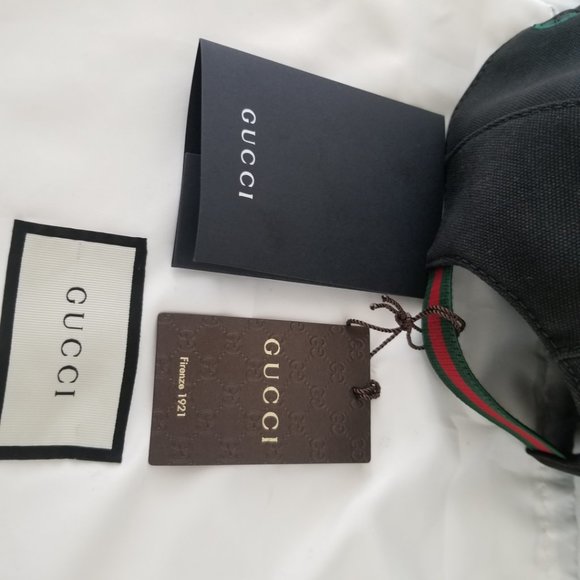 Gucci Black Unisex Baseball Cap - New main image 12